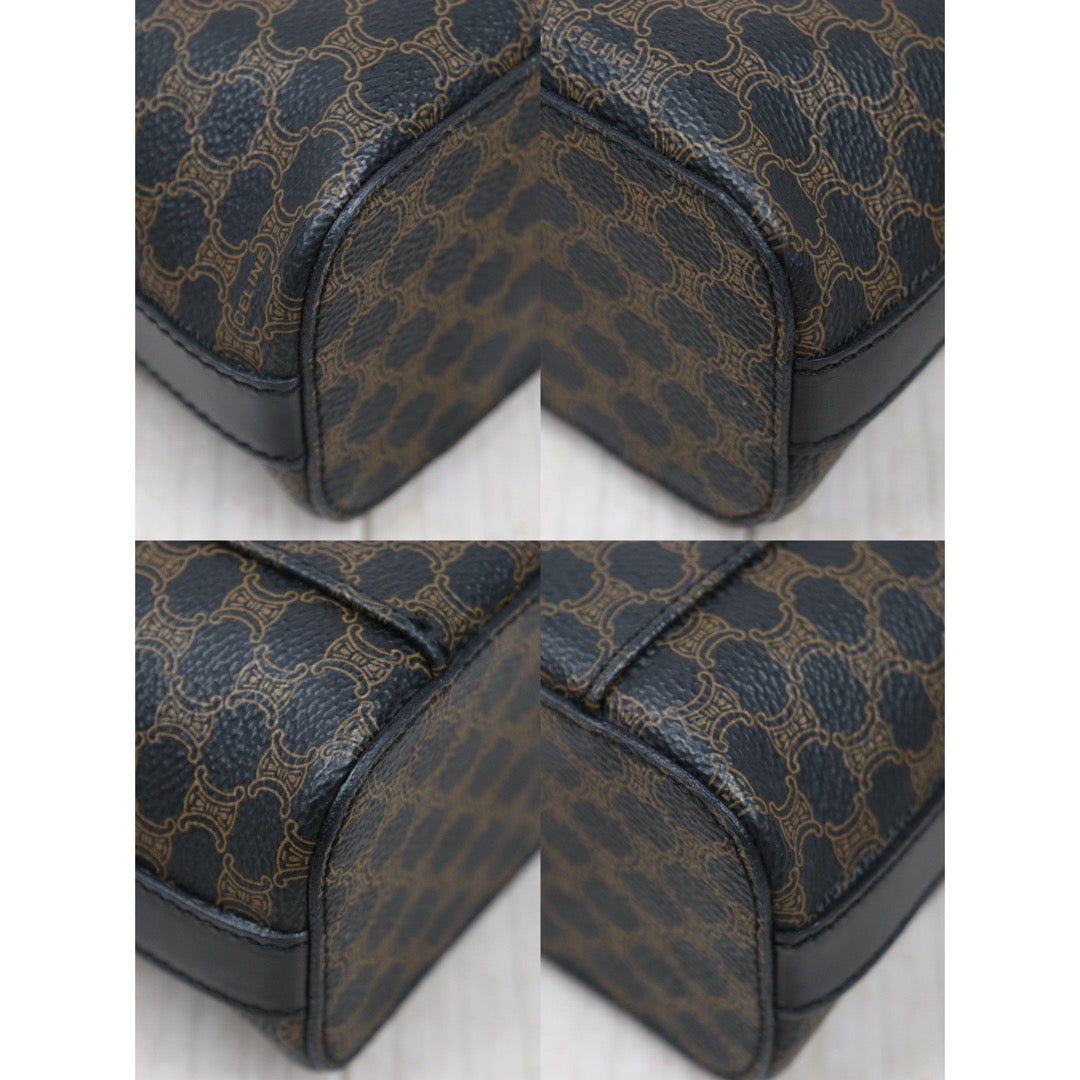 Very Good ( Rank A)｜ CELINE Macadam Vanity Handbag Shoulder Bag ｜25071708