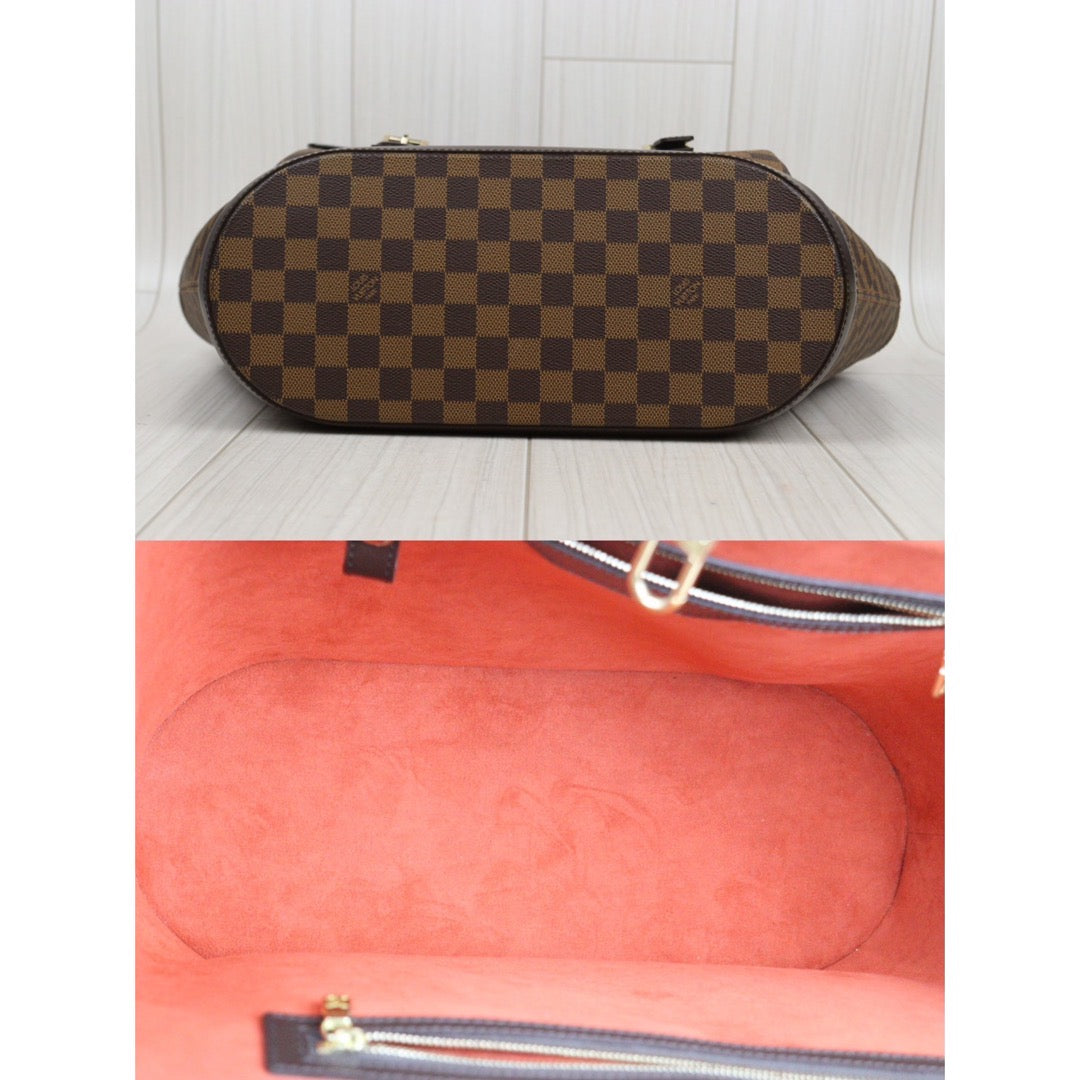 Good ( Rank AB)｜LV Damier Male Handbag With Pouch｜Q24030707