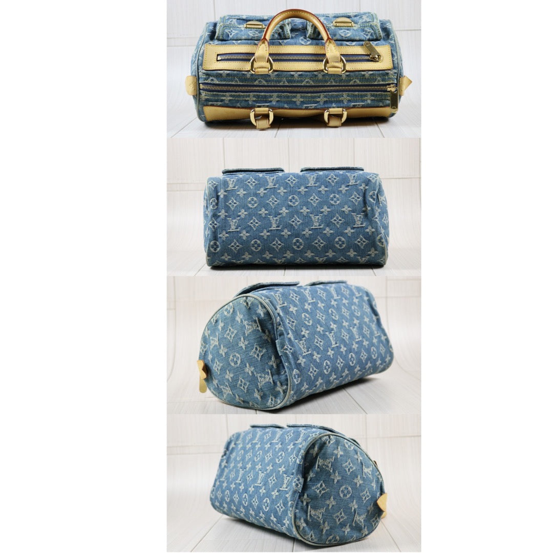 Rank AB ｜  LV Monogram Denim  Handbag   ｜S24040102