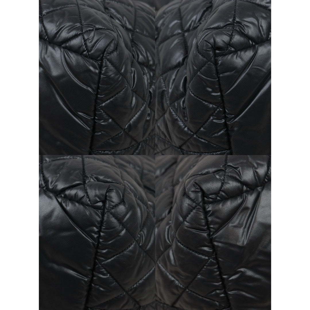 Very Good ( Rank A)｜ CHANEL Down Tote Bag  Black Made in 2010-2011Year ｜P24120205