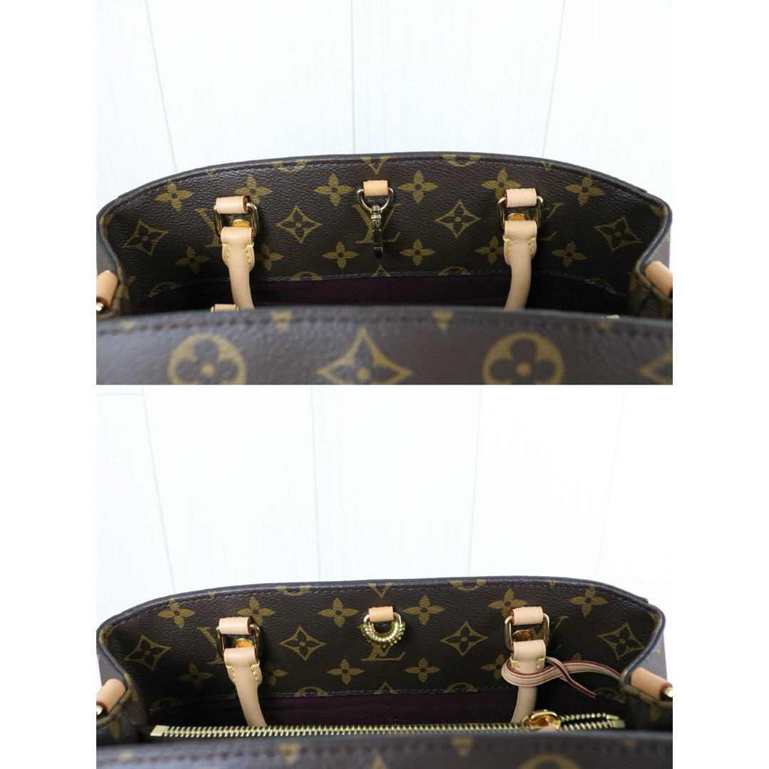 Include Entrupy Certificate of Authenticity｜Excellent（Rank SA）｜LV Monogram Montaigne MM Hand Bag Shoulder Bag｜S26080501