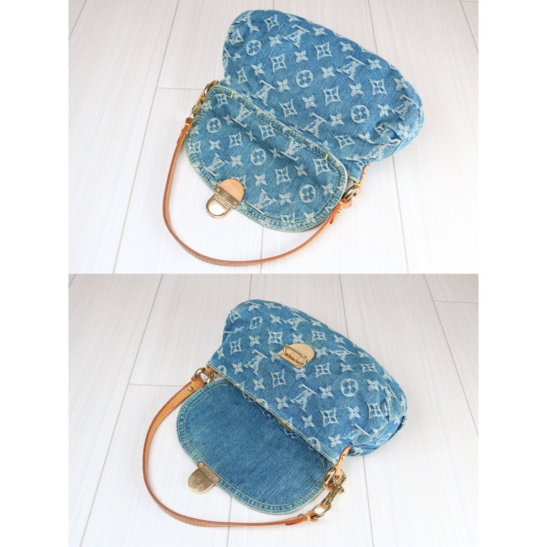 Rank AB ｜  LV Monogram Denim  Shoulder Bag  ｜S24070903