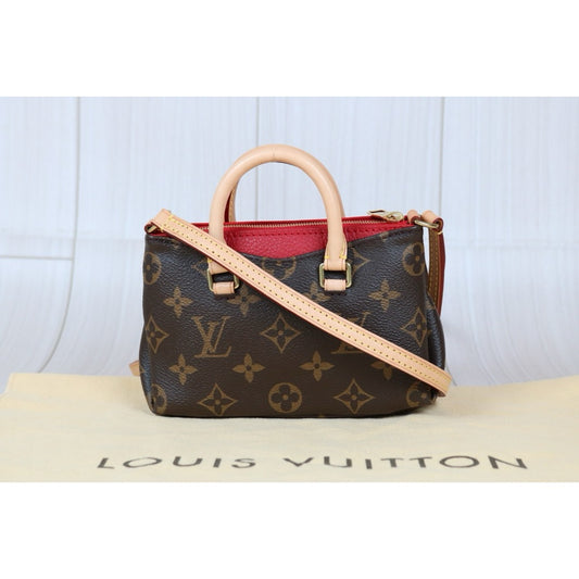 Excellent（Rank SA） ｜LV Monogram Pallas Nano Handbag With Shoulder Bag｜S24092002