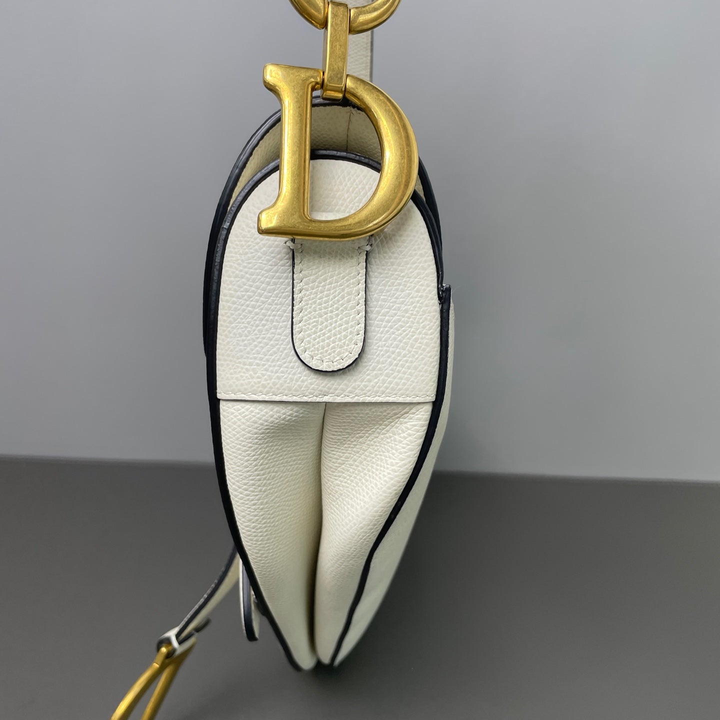 Very Good ( Rank A)｜Dior  Saddle Shoulder Bag Medium White