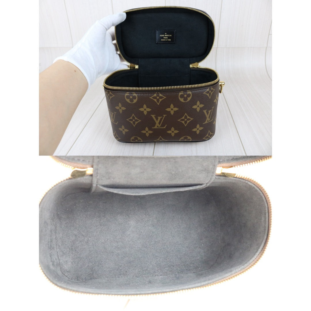 Include Entrupy Certificate of Authenticity｜Very Good ( Rank A)｜ Louis Vuitton Monogram Vanity Handbag Shoulder Bag IC Chips Model｜S26051106
