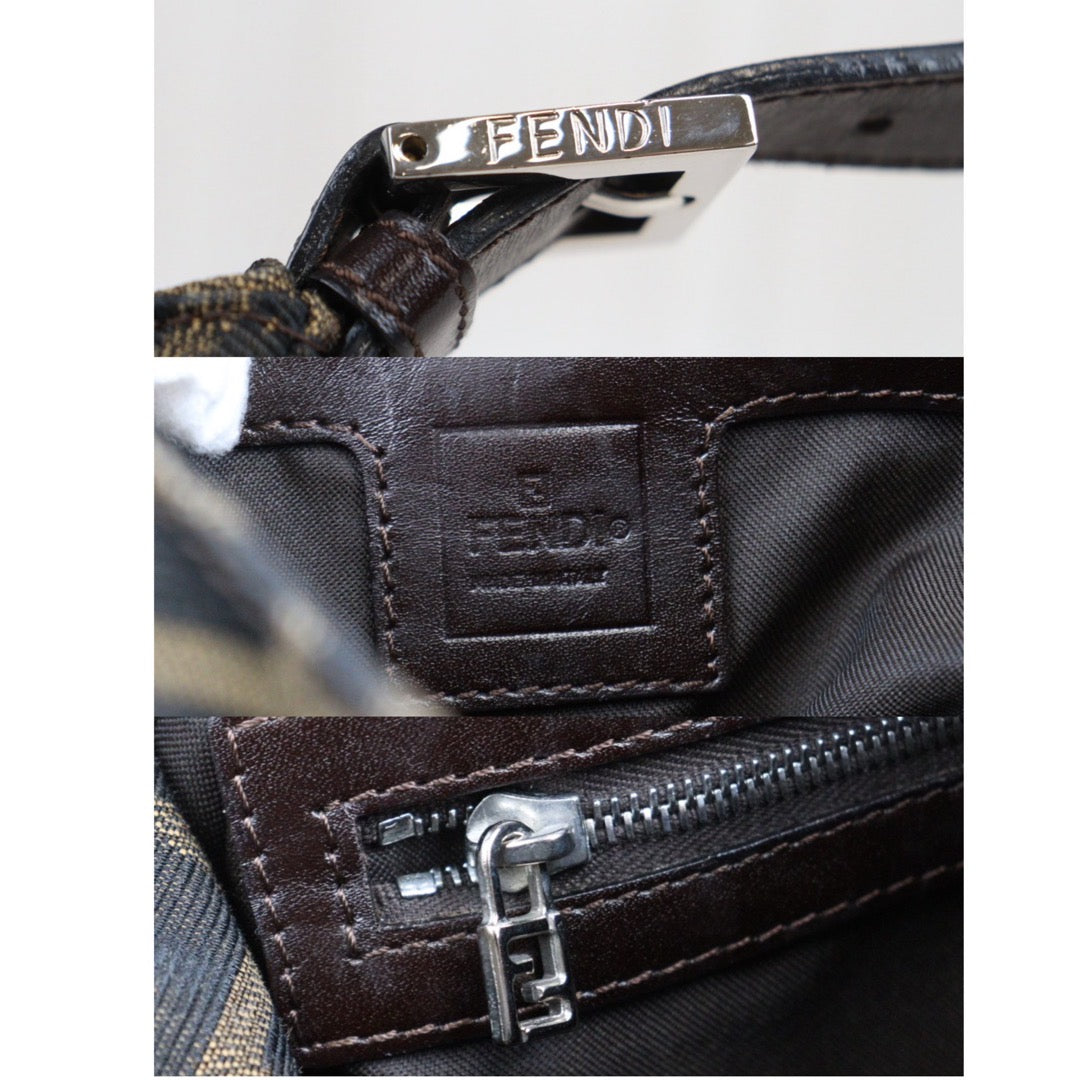 Rank A｜ FENDI Zucca Mamma Shoulder Bag ｜23112314