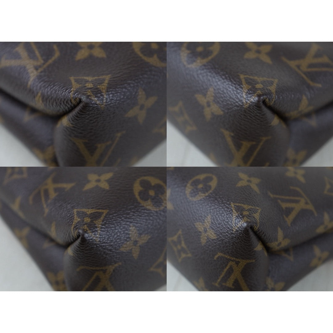 Include Entrupy Certificate of Authenticity｜Good ( Rank AB) ｜Louis Vuitton Monogram Sanit Placide Cerise Shoulder Bag ｜S26090728