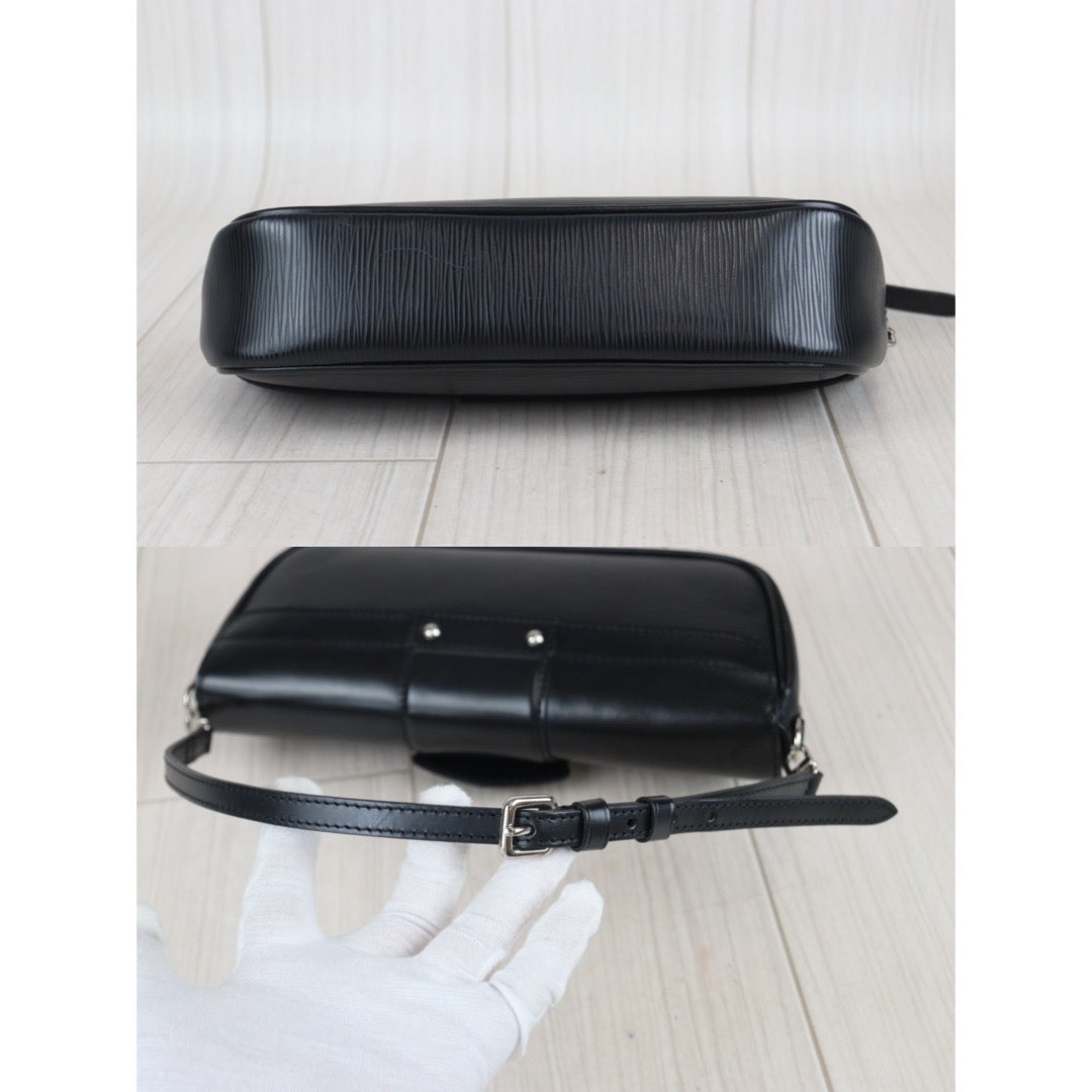 Rank A｜ LV Epi Shoulder Bag Black｜23092210