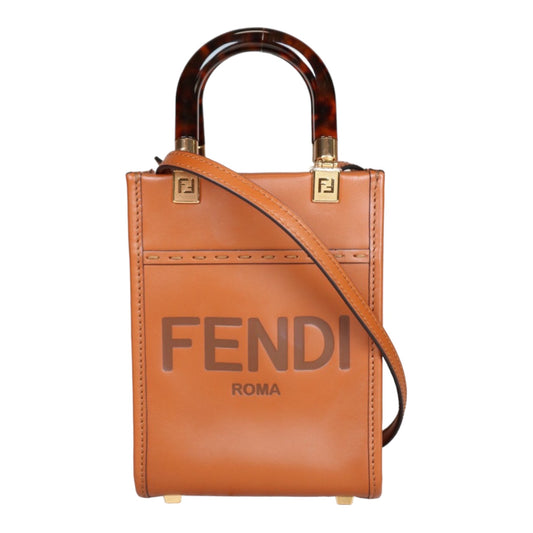 Very Good ( Rank A)｜ FENDI Sunshine MINI Tote Bag Shoulder Bag  ｜S24071503