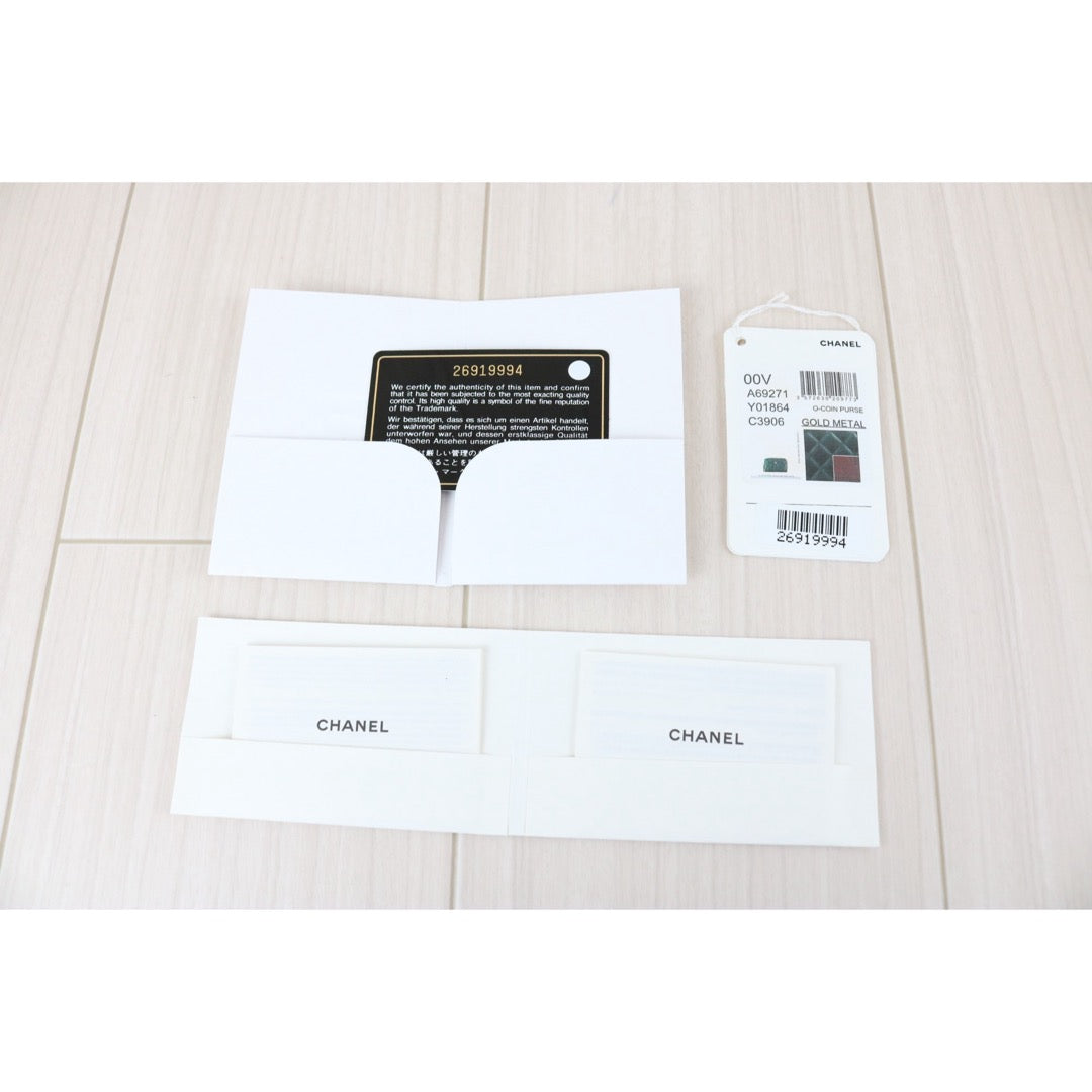 Excellent（Rank SA）｜CHANEL Caviar Skin Calf Leather Coin Purse Black Made In 2018~2019 Year｜X25060311