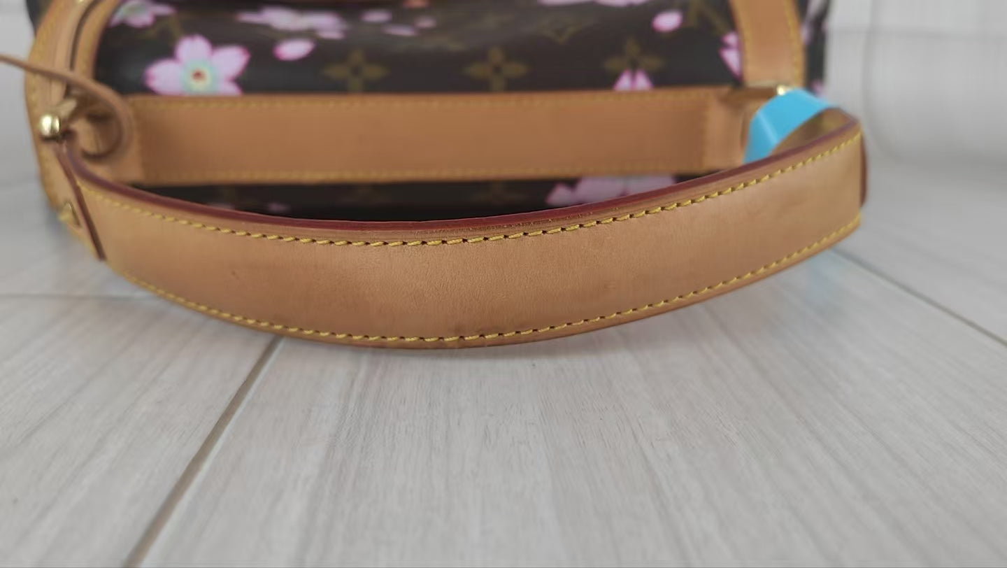 LV Monogram Takashi Murakami Sakura Handbag
