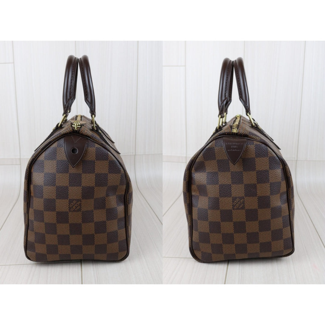 Include Entrupy Certificate of Authenticity｜Good ( Rank AB)｜ Louis Vuitton Damier Speedy 25 Hand Bag ｜X26092108