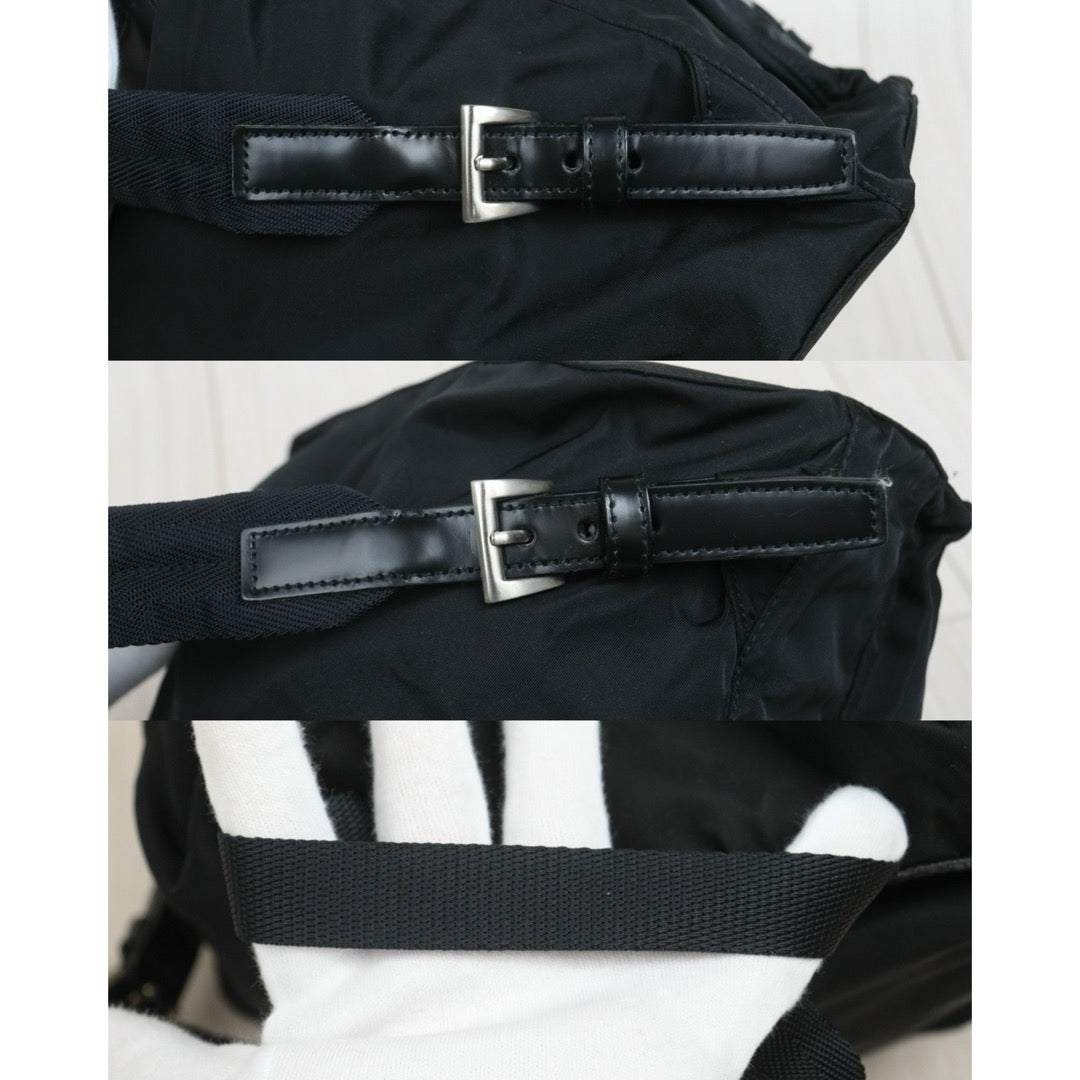 Include Entrupy Certificate of Authenticity｜Very Good ( Rank A)｜ PRADA Re-Nylon Black Backpack Small ｜26081809