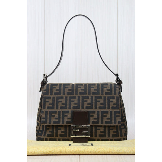 Very Good ( Rank A) ｜ FENDI Zucca Mamma Baguette Shoulder Bag ｜24101725