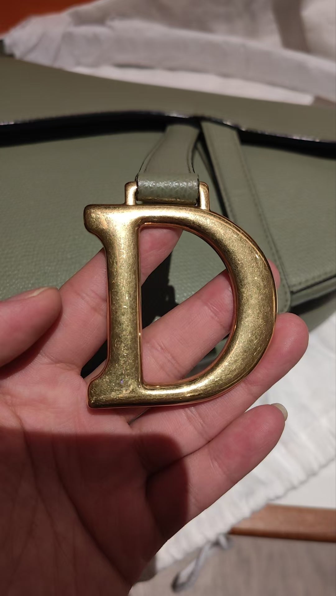 Very Good ( Rank A)｜Dior Trotter Saddle Shoulder Bag Medium