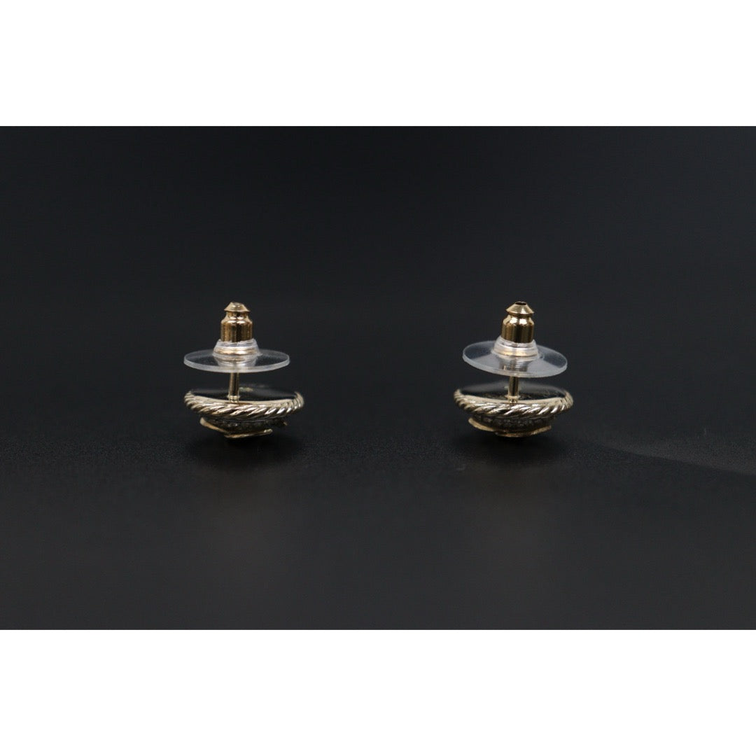 Excellent（Rank SA）｜ CHANEL B21C Coco Mark Rhinestone  Earrings Made In 2021Year｜S26031013