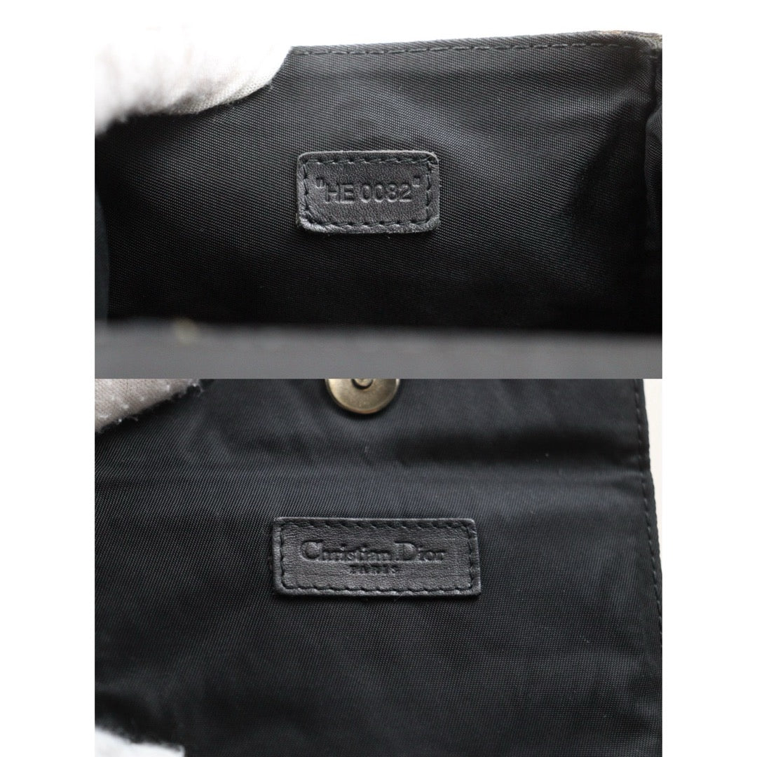Include Entrupy Certificate of Authenticity｜Good ( Rank AB)｜ Dior Trotter Black Hand Bag ｜26061602