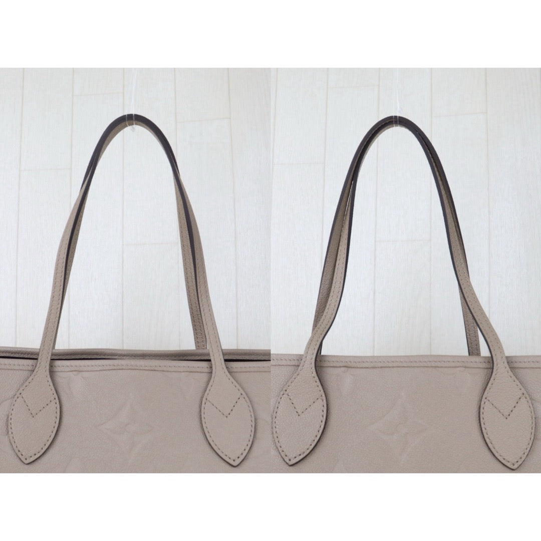 Include Entrupy Certificate of Authenticity｜Very Good ( Rank A)｜ Louis Vuitton Calf Leather Neverfull MM With Pouch  IC Chips Model｜S26042202