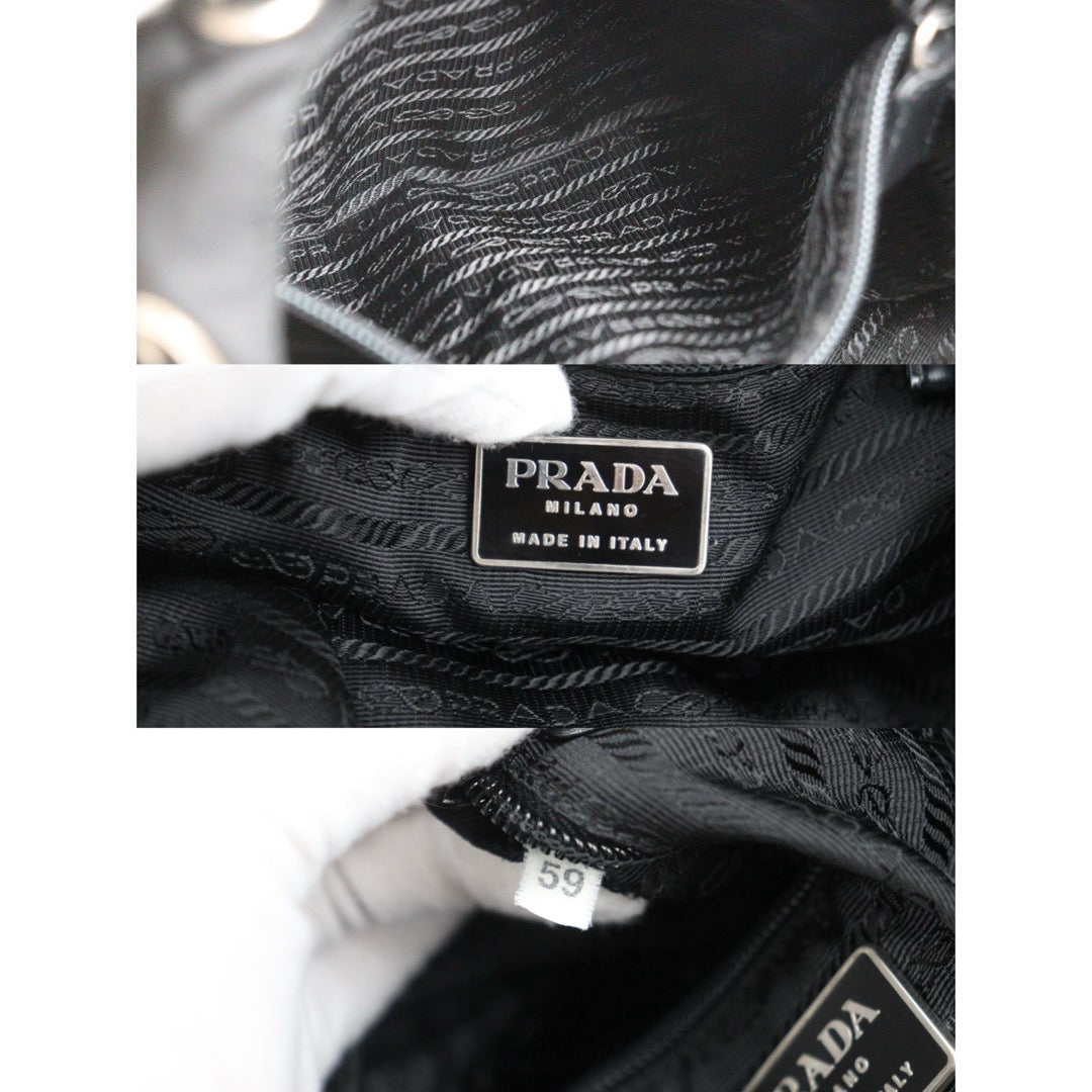Good ( Rank AB)｜Prada Nylon Backpack Medium Black｜25100603