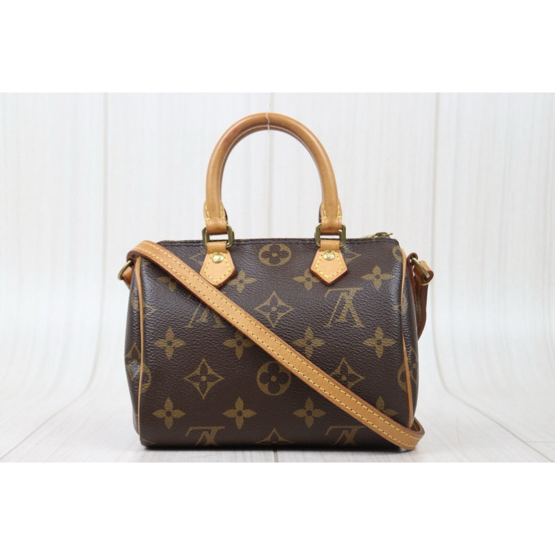 Good ( Rank AB)｜LV Monogram Nano Speedy  Shoulder Bag｜S24112203