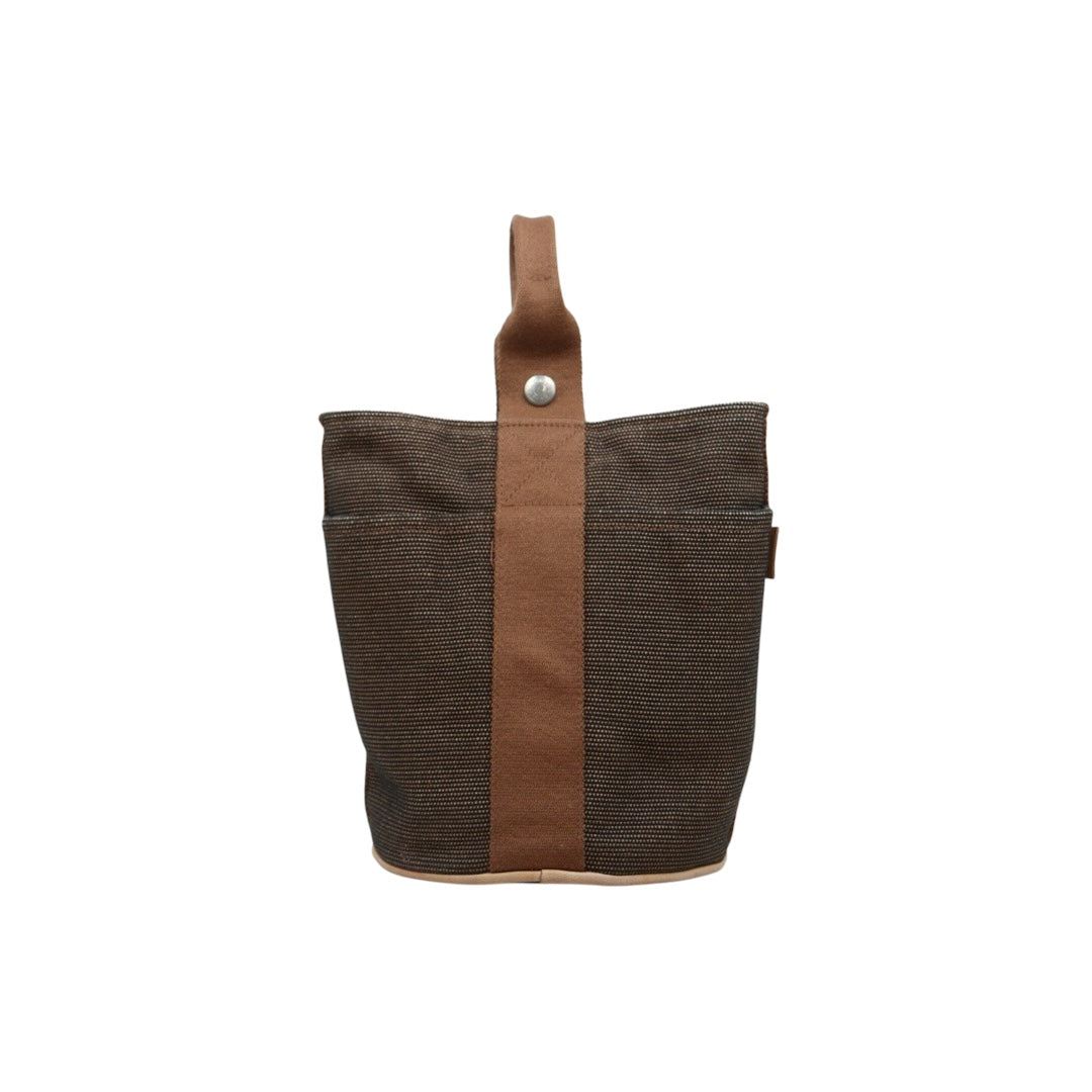 Good ( Rank AB)｜ Hermes Saxo Vintage Canvas Basket Brown PM｜V25102103