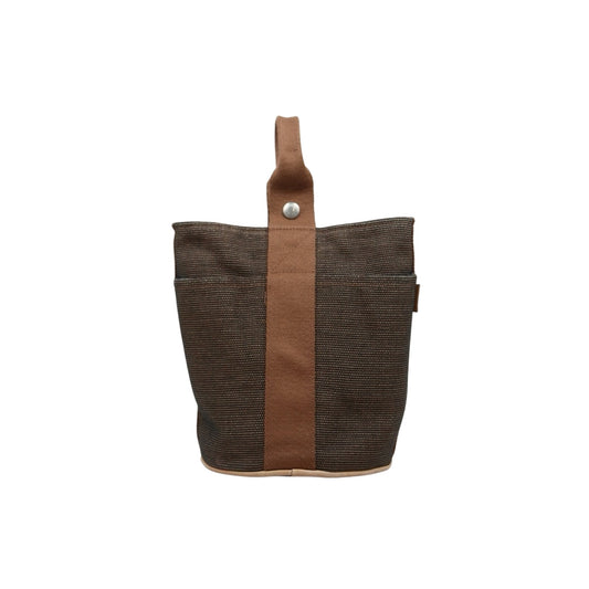 Good ( Rank AB)｜ Hermes Saxo Vintage Canvas Basket Brown PM｜V25102103