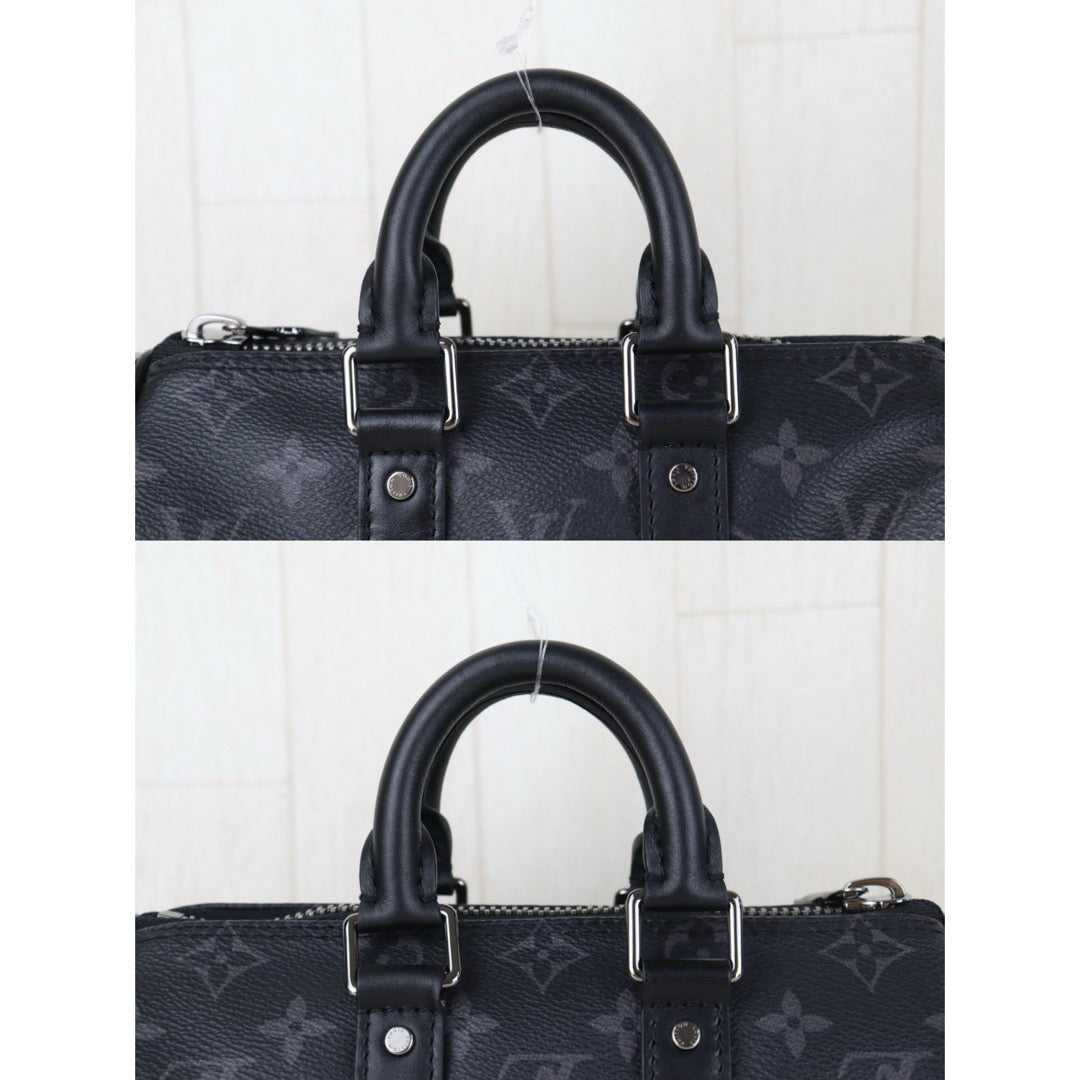 Include Entrupy Certificate of Authenticity｜Good ( Rank AB)｜ Louis Vuitton Monogram Keepall Bandouliere 25 Hand Bag With Shoulder Strap  IC Chips Model｜S26090706