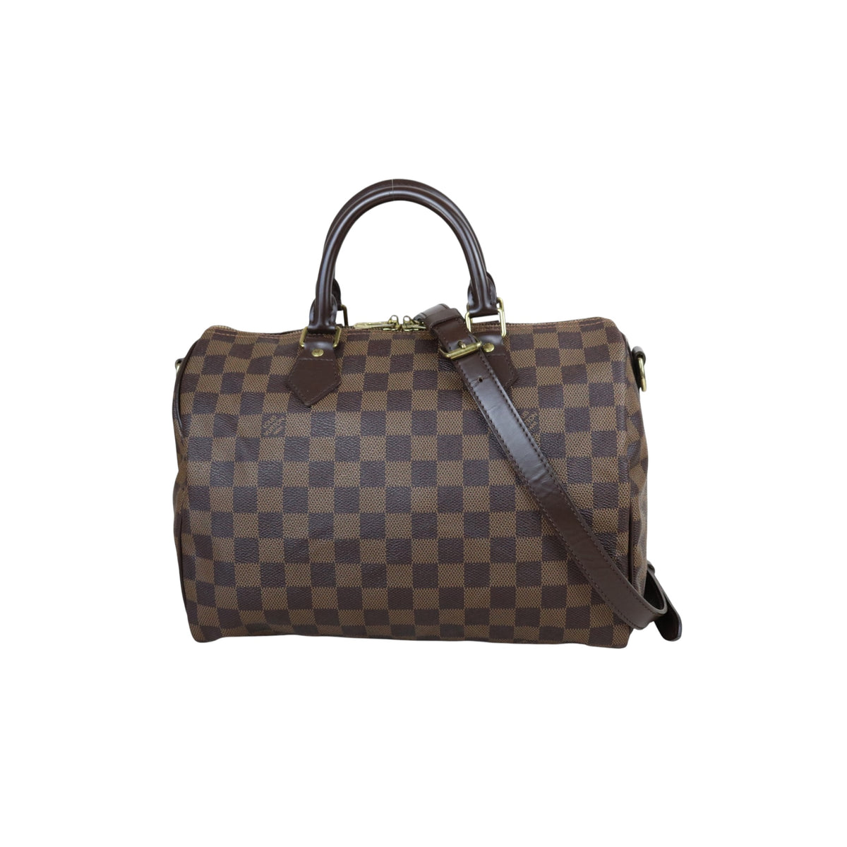 Include Entrupy Certificate of Authenticity｜Good ( Rank AB)｜ Louis Vuitton Damier Speedy 30 Hand Bag With Shoulder Strap｜S26090408