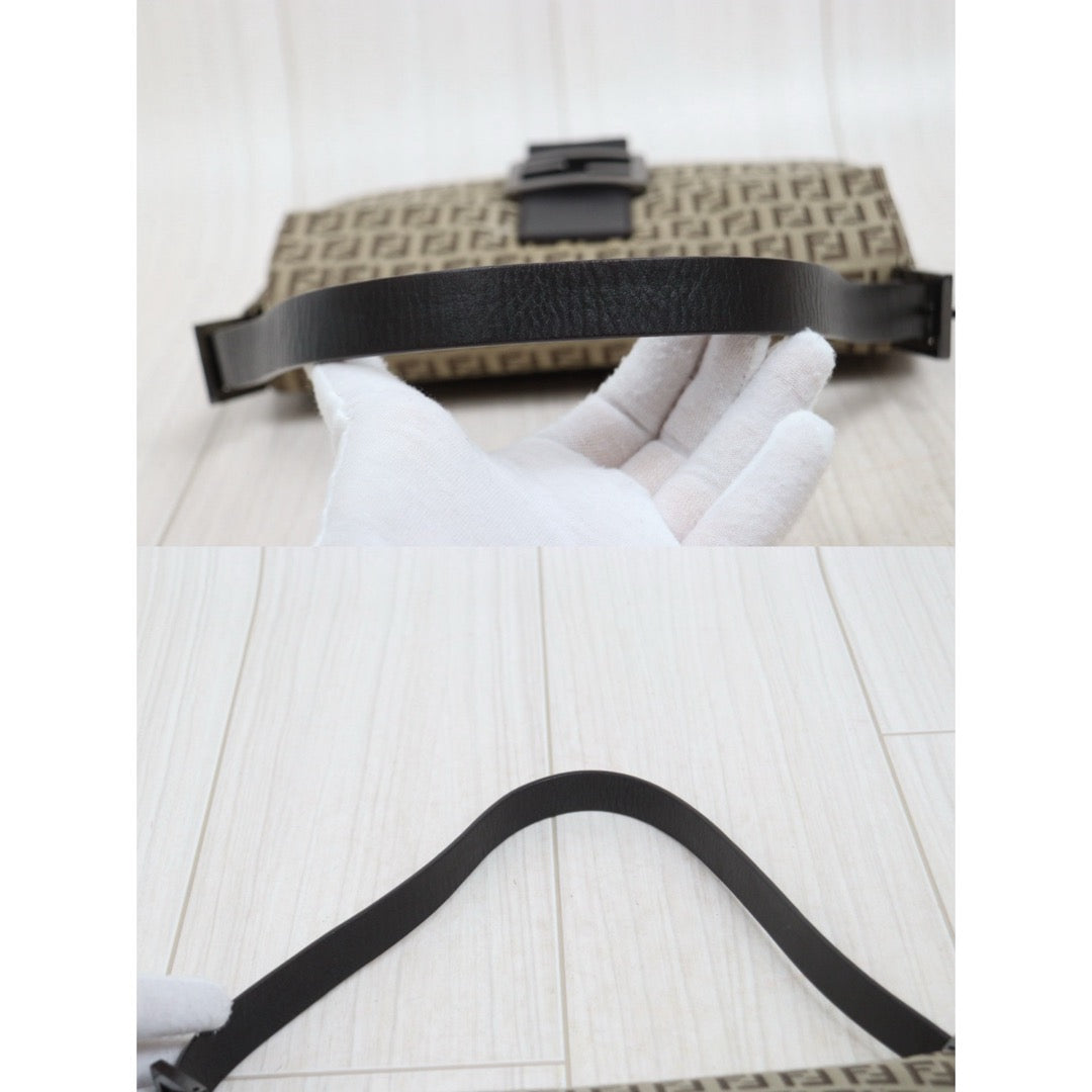 Very Good ( Rank A)｜ FENDI Zucca Mamma Baguette  Shoulder Bag  Light Taupe PM｜S26030905