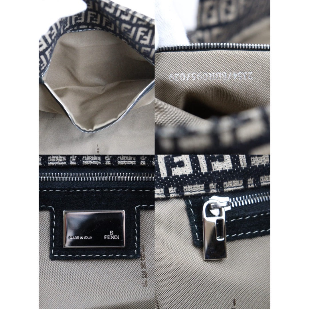 Rank AB ｜ FENDI Zucca Mamma Shoulder Bag ｜Q24022223