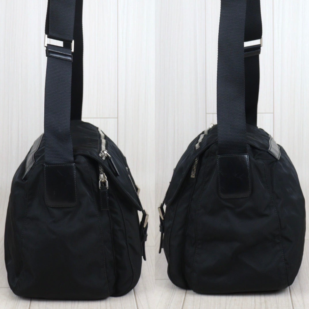 Rank A｜Prada Nylon ShoulderBag Black｜V23092811