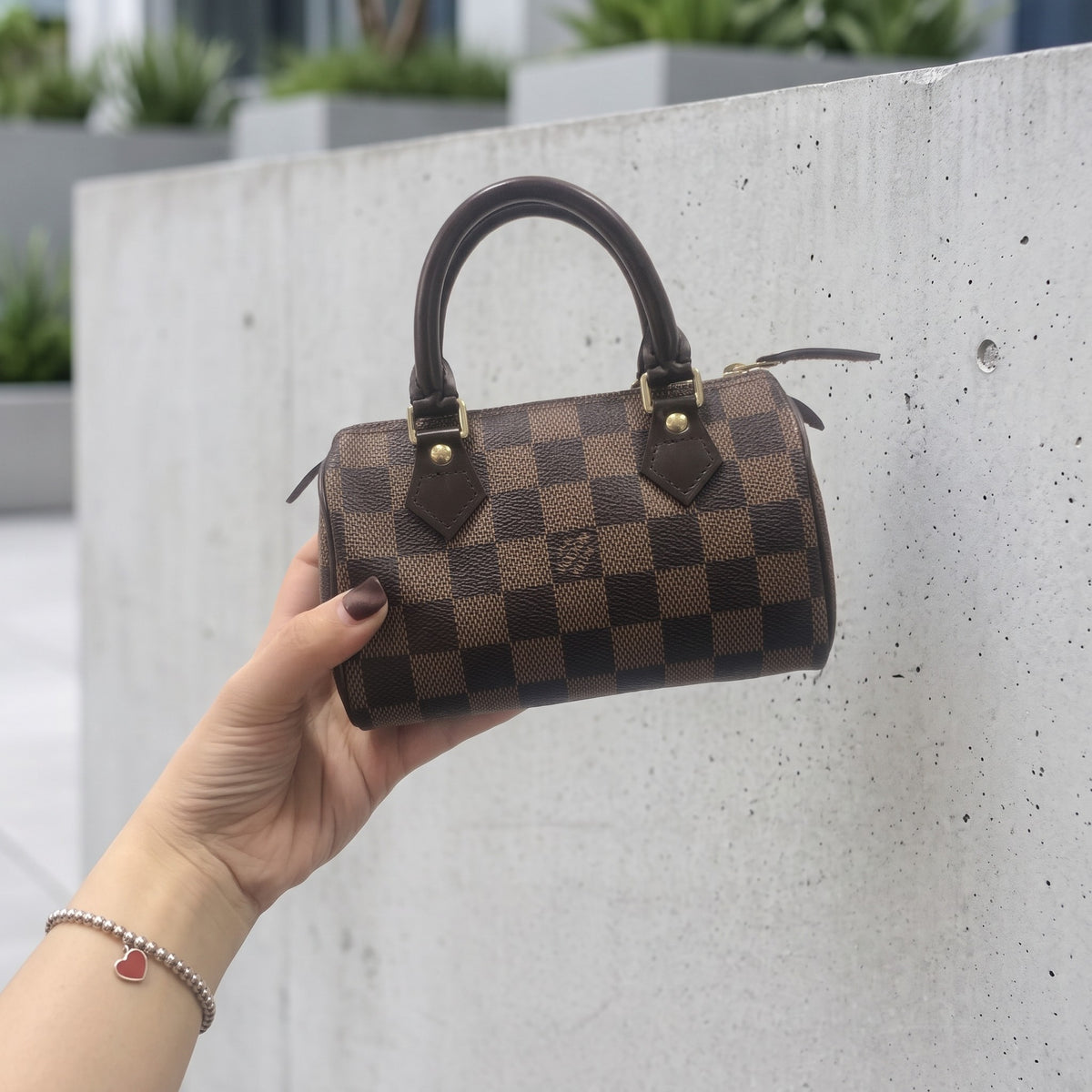Include Entrupy Certificate of Authenticity｜Excellent（Rank SA） ｜ Louis Vuitton Damier Mini Speedy  Hand Bag｜H26100701