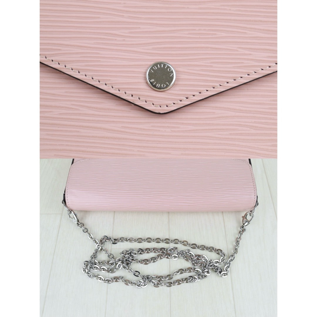 Good ( Rank AB)｜LV Epi Pochette Felicie Shoulder Bag Pink｜S25081409