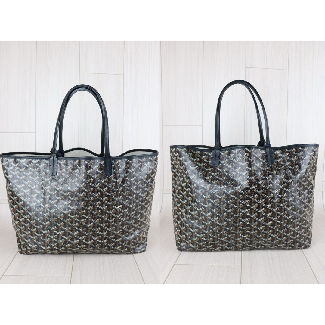 Very Good ( Rank A)｜ Goyard Saint-Louis PM Tote Bag Black｜S25063006