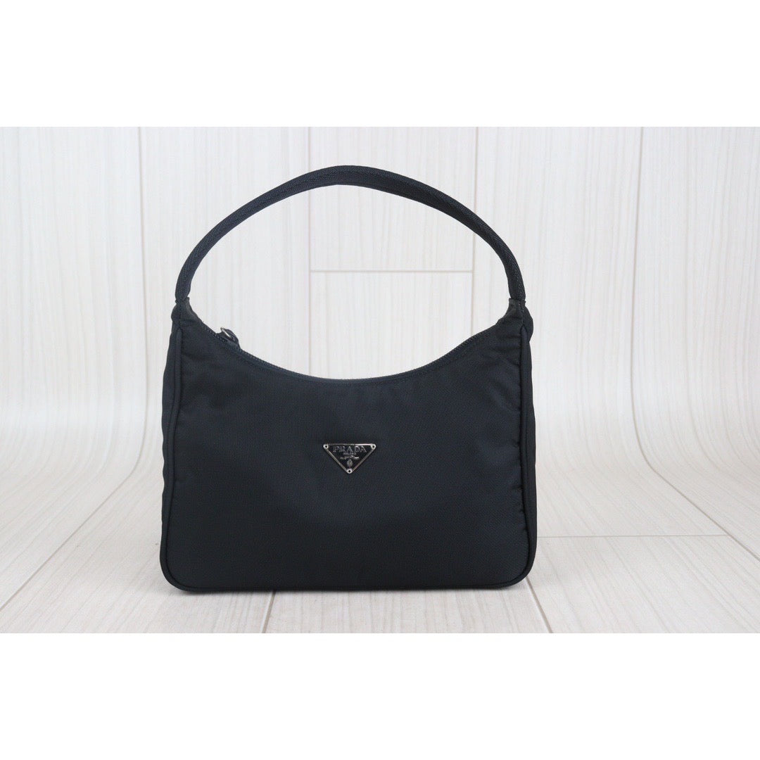 Rank A ｜ PRADA HOBO HandBag Black｜23090728