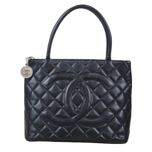 Rank AB｜ CHANEL Caviar Skin Leather Calf Leather Tote Bag Made In 2000～2002 Year｜23100607