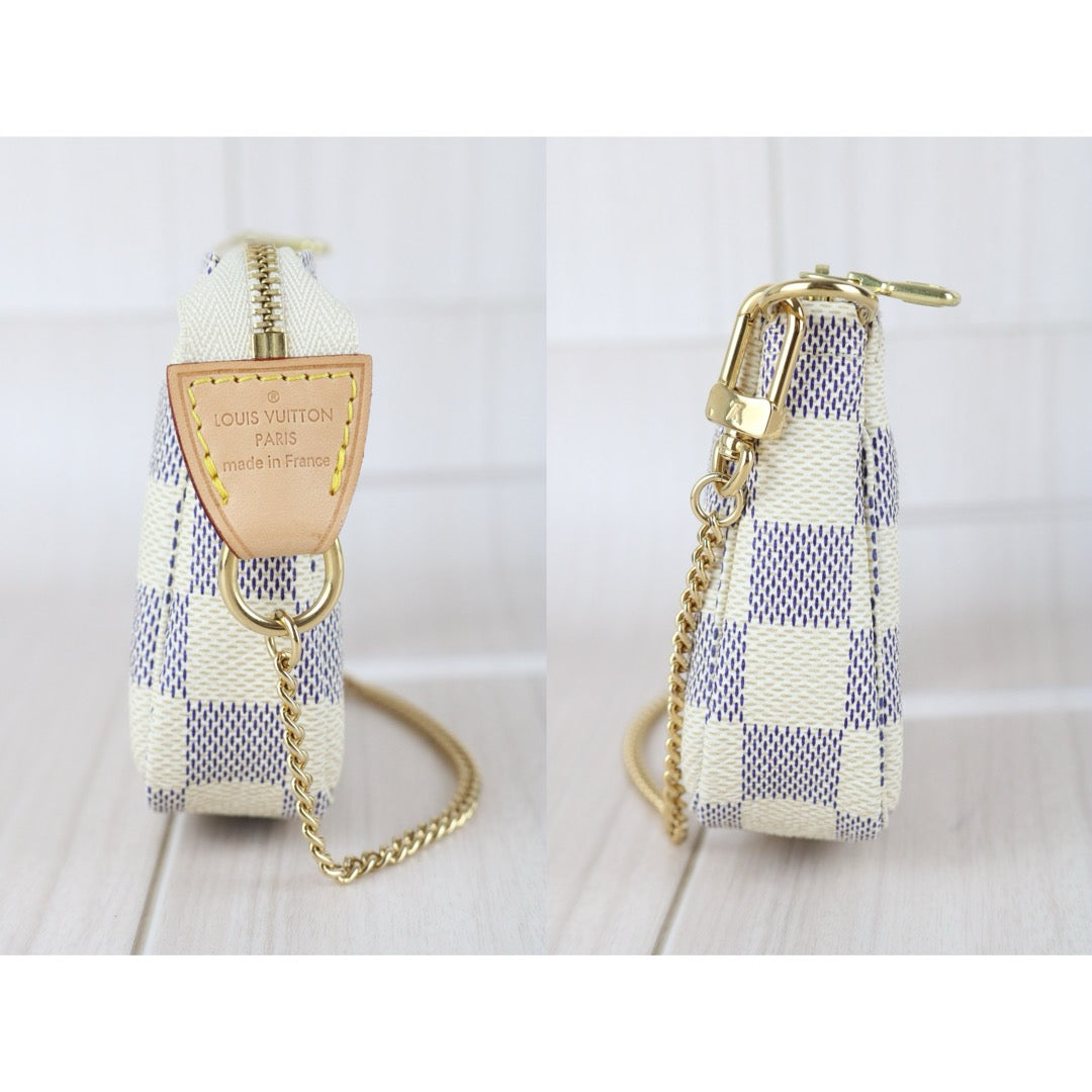 Excellent（Rank SA）｜ LV Mini Pochette Accessoir White｜X25091405