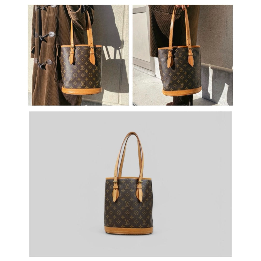 Good ( Rank AB)｜ LV Monogram  Petit Bucket PM Tote Bag  ｜25041417