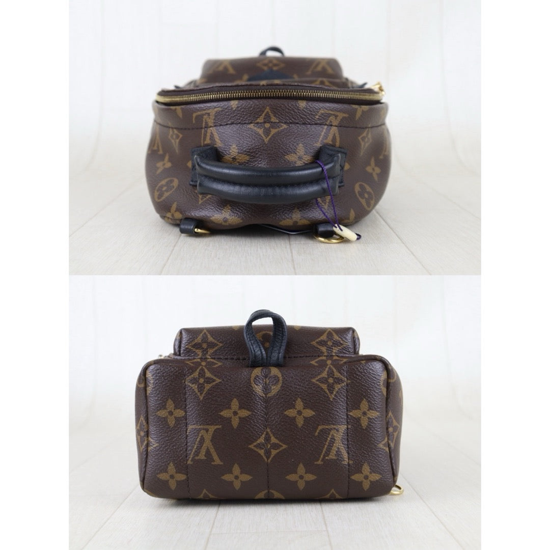 Include Entrupy Certificate of Authenticity｜Very Good ( Rank A)｜  Louis Vuitton Monogram Coated Canvas Mini Palm Springs Backpack IC Chips Model｜S26072528