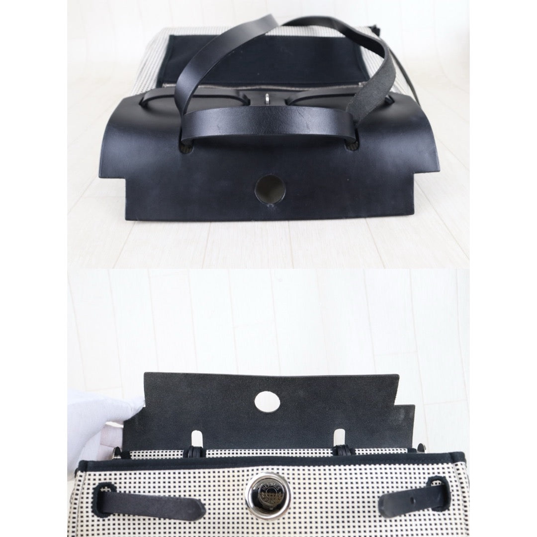 Include Entrupy Certificate of Authenticity｜Good ( Rank AB) ｜ HERMES Herbag 31 Shoulder Bag Z Stamp Made In 2021Year｜S26040101