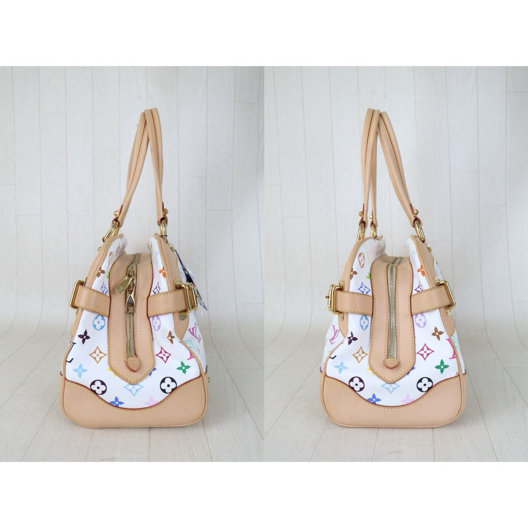 Include Entrupy Certificate of Authenticity｜Very Good ( Rank A)｜Louis Vuitton Takashi Murakam Multi Monogram  Claudia HanBag｜S26073120