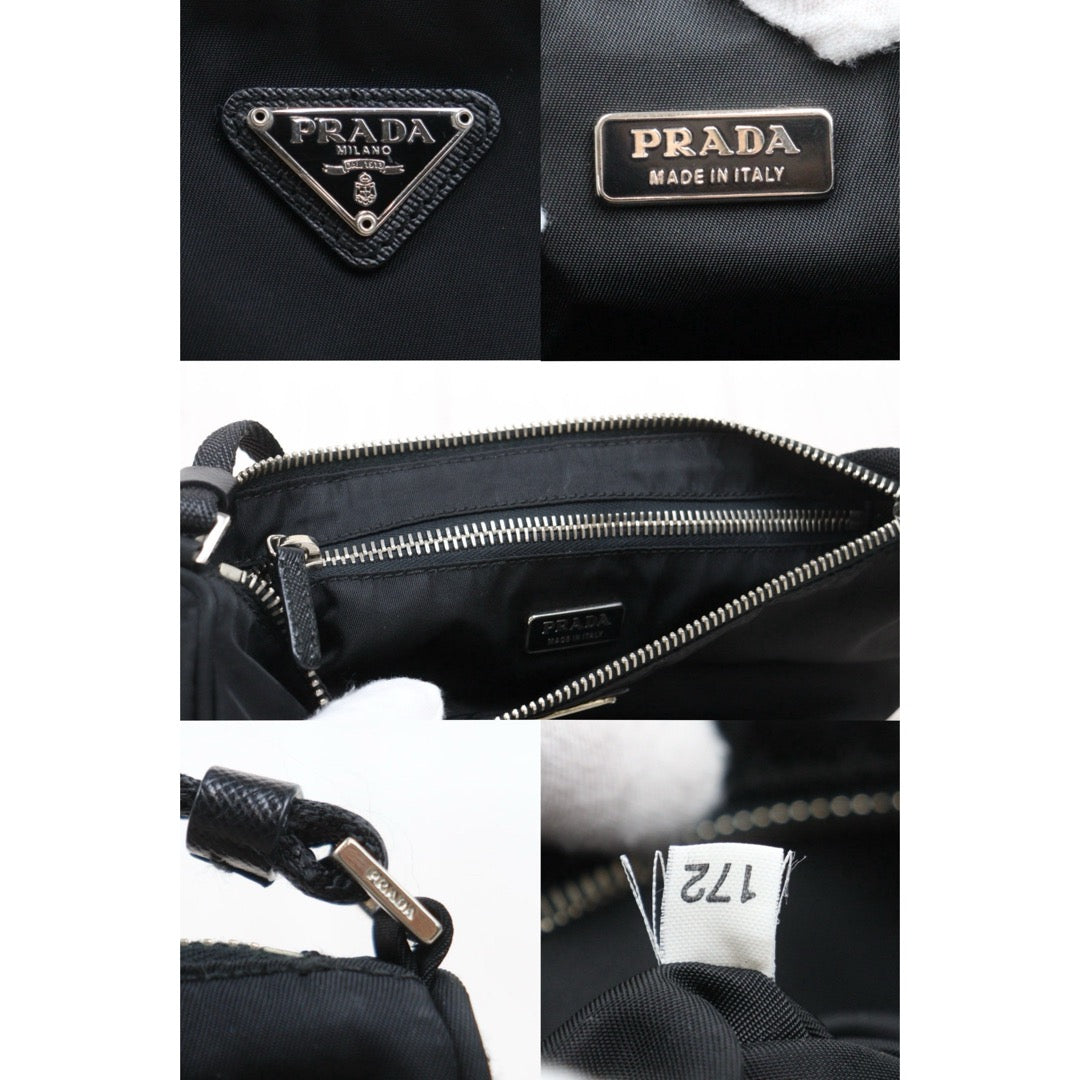 Very Good ( Rank A)｜ PRADA Nylon Re-Edition 2005 Black Shoulder Bag Current Model｜25121201