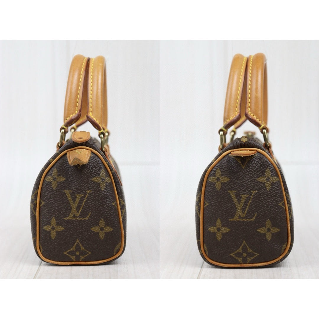Good ( Rank AB)｜ LV Monogram Mini Speedy Handbag With Shoulderstrap｜25021003