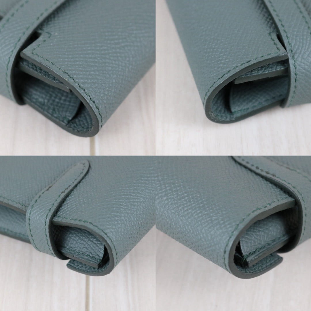 Include Entrupy Certificate of Authenticity｜Excellent（Rank SA)｜ HERMES Epson Kelly Long Wallet Vert Amande D Stamp Made In 2019Year｜X26041606