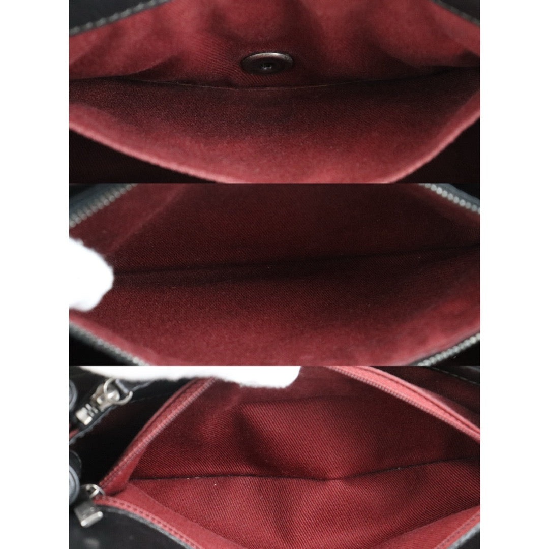 Include Entrupy Certificate of Authenticity｜Very Good ( Rank A)｜ CHANEL  Cire Leather  Chain Single Flap Shoulder Bag Black Made in 2014-2015Year｜S26030815