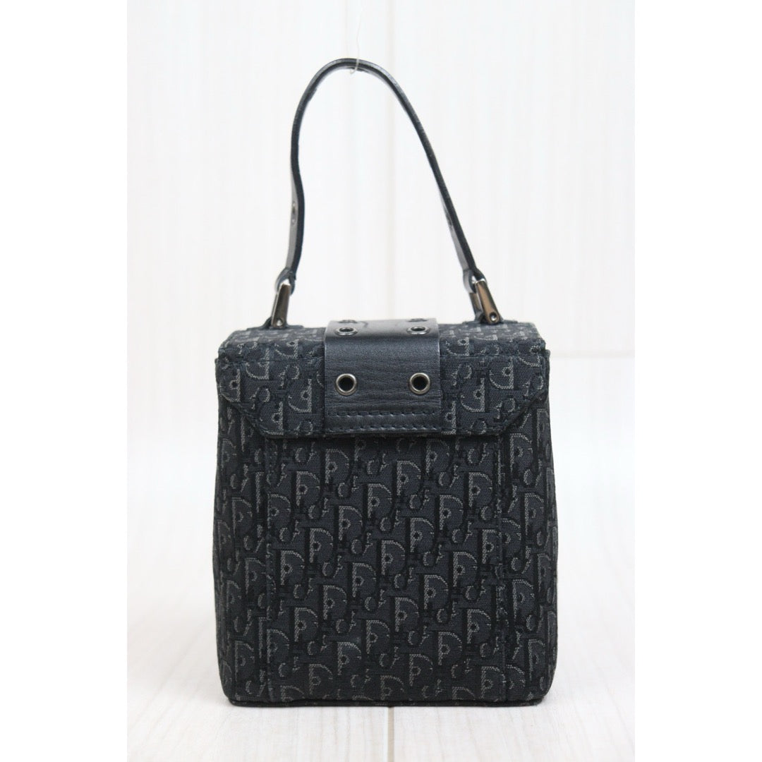 Include Entrupy Certificate of Authenticity｜Good ( Rank AB)｜ Dior Trotter Black Hand Bag ｜26061602