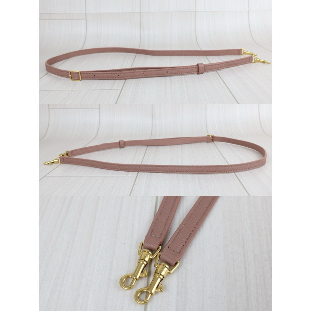 Very Good ( Rank A)｜CELINE Leather Calf Belt Nano Handbag Shoulder Bag Desert Rose｜S25042811