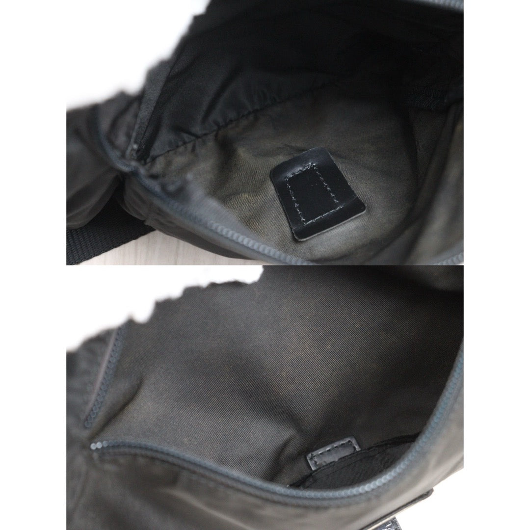 Include Entrupy Certificate of Authenticity｜Good ( Rank AB) ｜Prada  Nylon Black Shoulder Bag｜26092203
