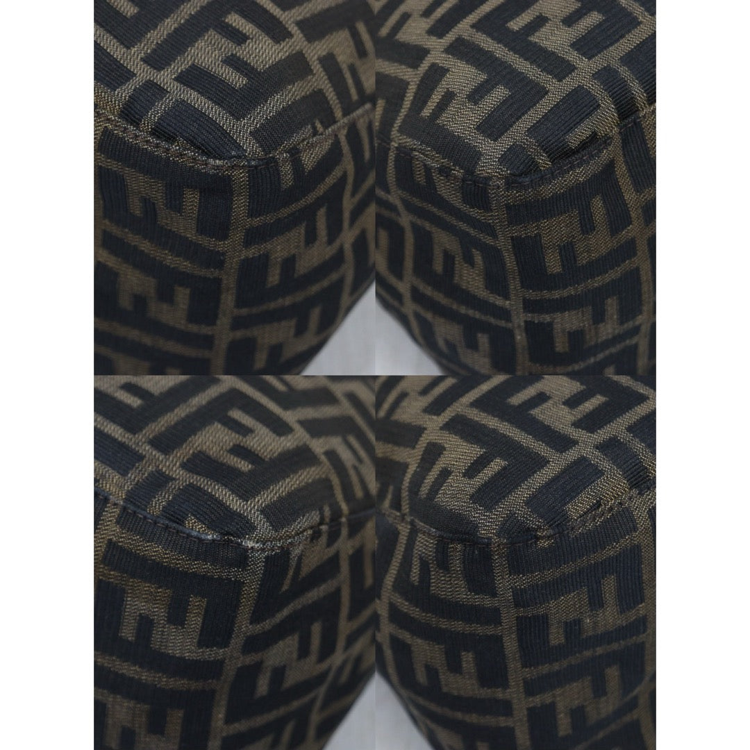 Good ( Rank AB)｜ FENDI Zucca Mamma Shoulder Bag Silver Hardware｜25112506