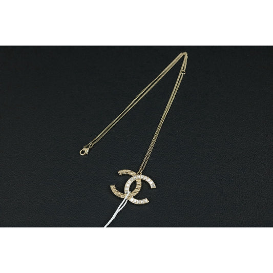 Include Authentic Detective Certificate of Authenticity｜Very Good ( Rank A) ｜ CHANEL B18V Coco Mark  Quilted Rhinestone Choker  Necklace｜S26062302
